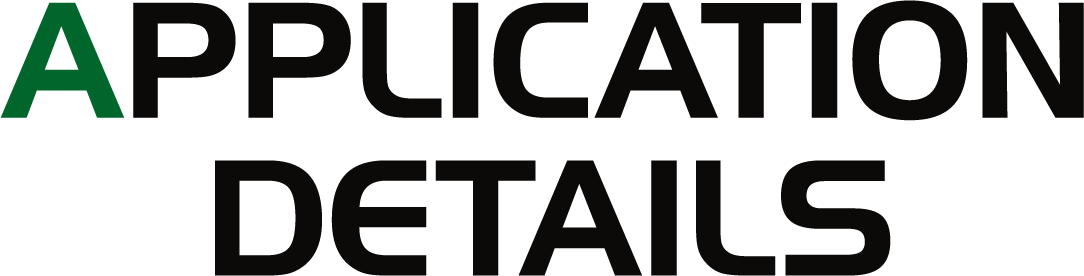 APPLICATION DETAILS